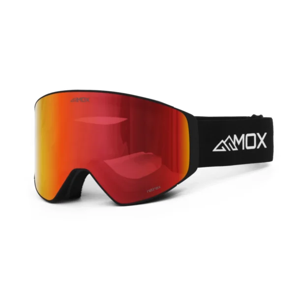 Infinity 2 Black Skibril met Phoenix Red lens