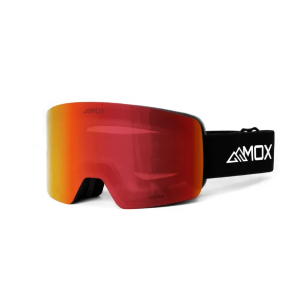 Steezy Black Goggles with Phoenix Red lens