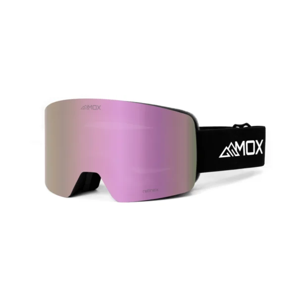 Steezy Black Skibril met Fancy Violet lens