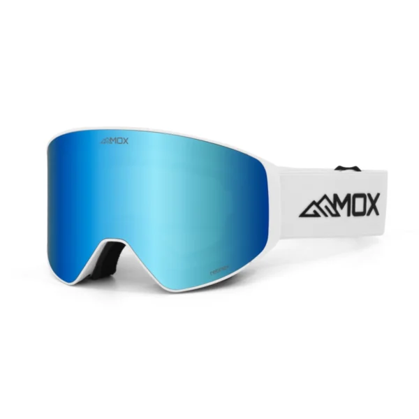 Infinity 2 White Skibrille mit Ice Blue Glas