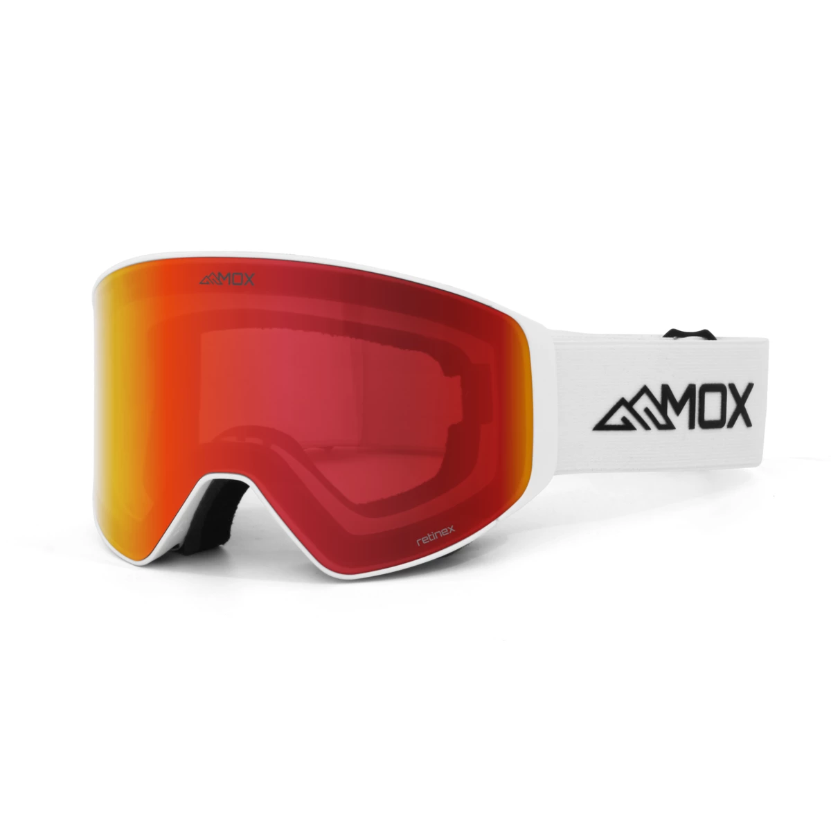 Infinity 2 White Skibril met Phoenix Red lens